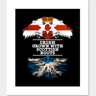 Northern Irish Grown With Scottish Roots - Gift for Scottish With Roots From Scotland Posters and Art